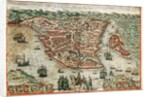 Map of Byzantium and Constantinople by Anonymous