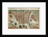 Map of Byzantium and Constantinople by Anonymous
