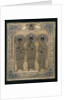 Russian icon with Saint Gurii, Saint Samon, and Saint Aviv by Anonymous