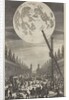 Etching of lunar disk by Jan Goeree