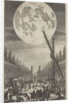 Etching of lunar disk by Jan Goeree