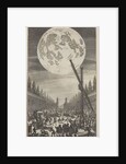 Etching of lunar disk by Jan Goeree