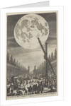 Etching of lunar disk by Jan Goeree