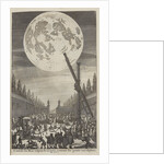 Etching of lunar disk by Jan Goeree