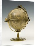 Rare lunar globe by Anonymous