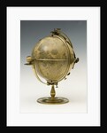 Rare lunar globe by Anonymous