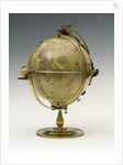 Rare lunar globe by Anonymous