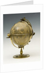 Rare lunar globe by Anonymous