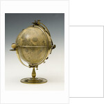 Rare lunar globe by Anonymous