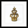 Gold and silver Torah crown by Anonymous