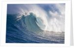 Breaking waves at a surfing area called Peahi, north shore of Maui, Hawaii by Anonymous