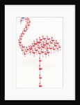 Nonconformist blue flamingo by Anonymous