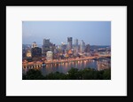 Pittsburgh skyline along the Monongahela River by Anonymous