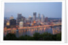 Pittsburgh skyline along the Monongahela River by Anonymous