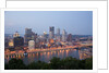 Pittsburgh skyline along the Monongahela River by Anonymous