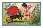 Messenger of Love postcard by Anonymous
