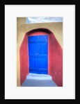 Colorful building in Oia on Santorini in the Greek Isles by Anonymous