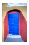 Colorful building in Oia on Santorini in the Greek Isles by Anonymous