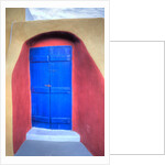 Colorful building in Oia on Santorini in the Greek Isles by Anonymous