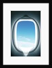 Close-up of airplane window by Anonymous