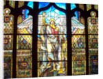Angel of the Resurrection stained glass window by Louis Comfort Tiffany