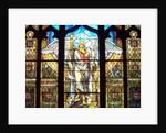 Angel of the Resurrection stained glass window by Louis Comfort Tiffany