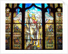 Angel of the Resurrection stained glass window by Louis Comfort Tiffany