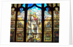 Angel of the Resurrection stained glass window by Louis Comfort Tiffany