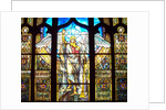 Angel of the Resurrection stained glass window by Louis Comfort Tiffany