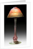 Art Nouveau glass lamp by Anonymous