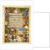 Page from the Bute Book of Hours by Anonymous