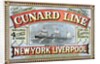 Cunard Line between New York and Liverpool poster by George H. Fergus