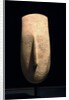 Cycladic sculpture of female head by Anonymous