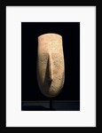 Cycladic sculpture of female head by Anonymous