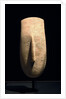 Cycladic sculpture of female head by Anonymous