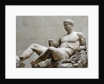 Sculpture of reclining Dionysos by Anonymous