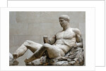 Sculpture of reclining Dionysos by Anonymous