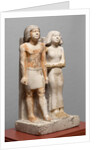 Egyptian Fifth Dynasty statue of Kapuptah and his wife by Anonymous