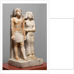 Egyptian Fifth Dynasty statue of Kapuptah and his wife by Anonymous