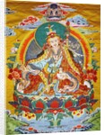 Tibetan embroidered scroll by Anonymous