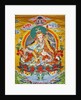 Tibetan embroidered scroll by Anonymous