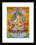 Tibetan embroidered scroll by Anonymous
