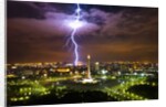Lightening striking near Merdeka Square by Anonymous