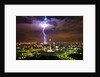 Lightening striking near Merdeka Square by Anonymous