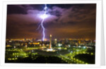 Lightening striking near Merdeka Square by Anonymous