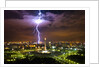 Lightening striking near Merdeka Square by Anonymous