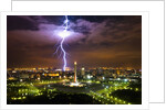 Lightening striking near Merdeka Square by Anonymous