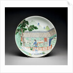 Qing Dynasty porcelain plate by Anonymous