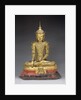 Seated crowned and bejeweled Buddha by Anonymous