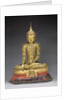 Seated crowned and bejeweled Buddha by Anonymous